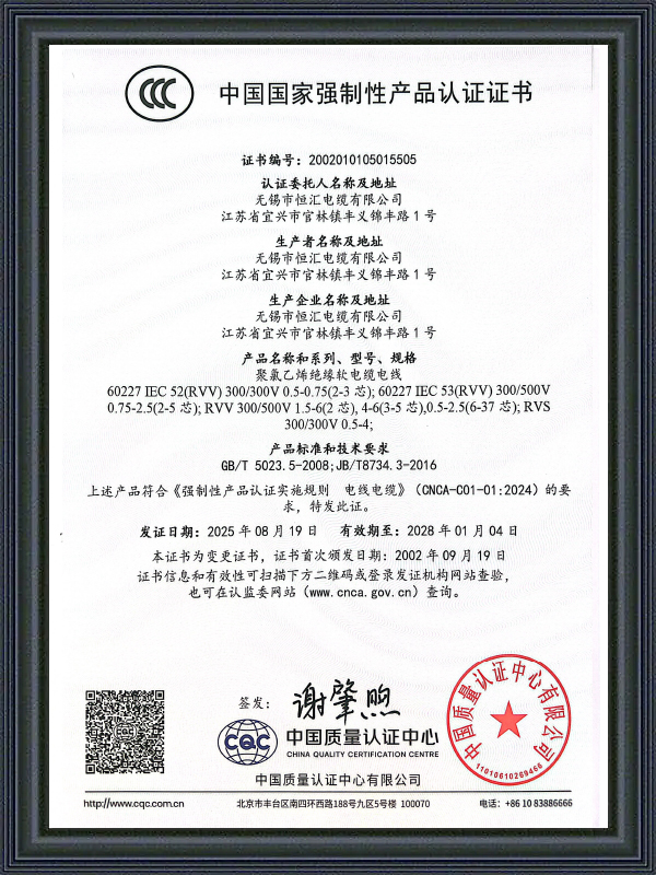 China Compulsory Product Certification (CCC)